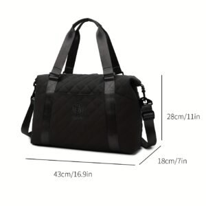 Large Capacity Travel Bag – Lightweight Gym & Business Duffel with Dry/Wet Compartment