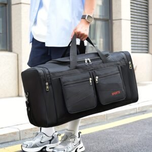 424c1fec-9be8-4c6f-93aa-4c633c0657de.jpg Foldable Travel Duffel Bag – Large Capacity Multi-Pocket Sports Bag