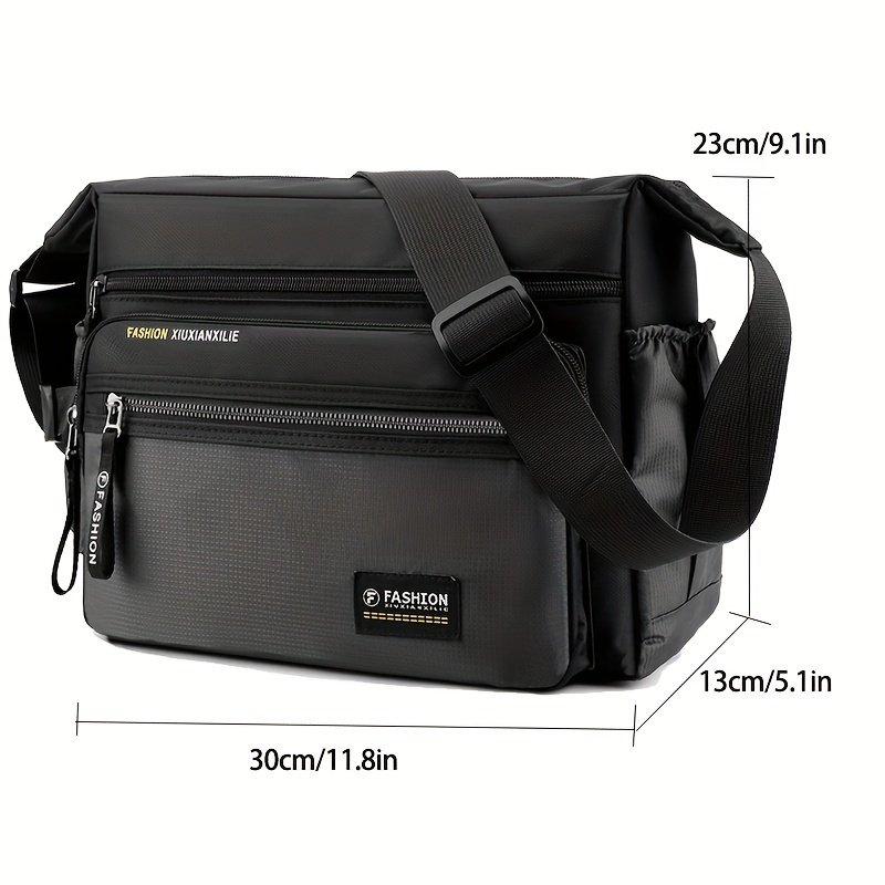 Men’s Multi-Function Crossbody Bag – Business & Outdoor Travel Bag