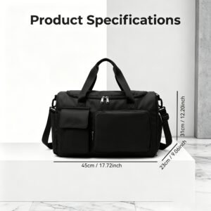 Unisex Crossbody Sports Bag – Large Capacity Gym & Travel Bag