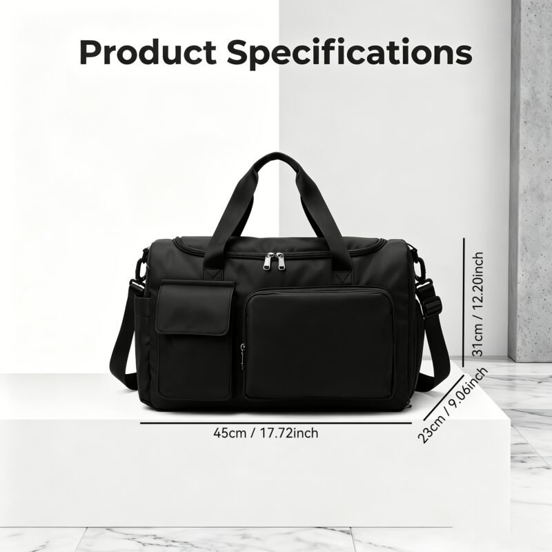 Unisex Crossbody Sports Bag – Large Capacity Gym & Travel Bag
