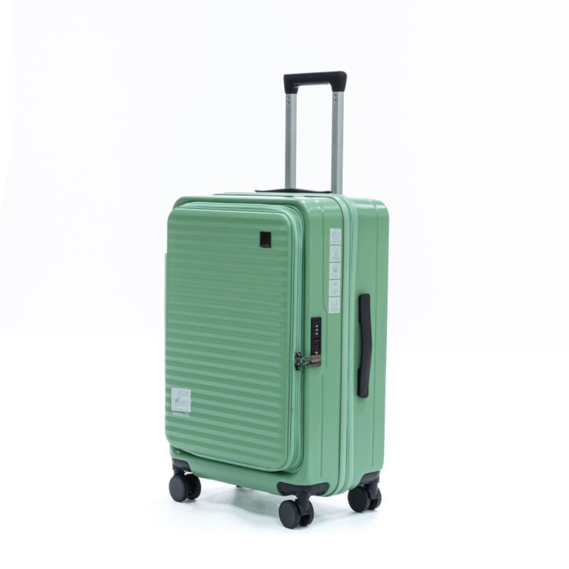 Large Capacity Makeup Suitcase – Aluminum Frame Travel Case with Lock