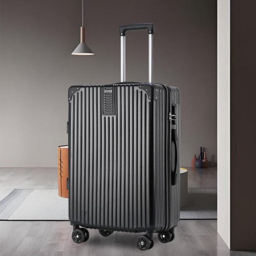 20-Inch Vintage ABS Spinner Suitcase – Waterproof Travel Luggage