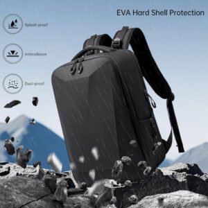 EVA Hard Shell Camera Backpack – Waterproof Travel Bag with Dividers