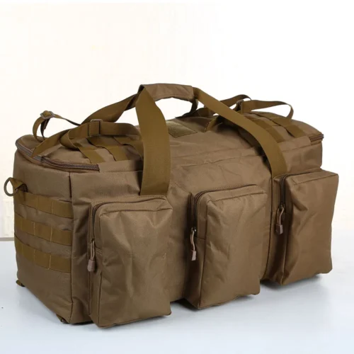 55L Tactical Travel Duffel Bag – Camping & Hiking Backpack