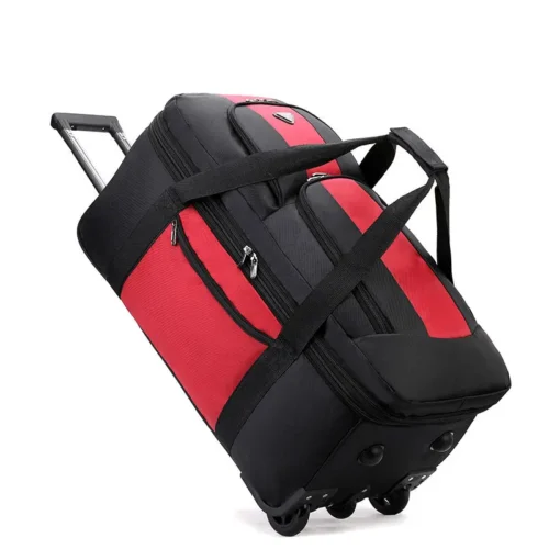 Large Capacity Wheeled Travel Backpack – Expandable Luggage Bag