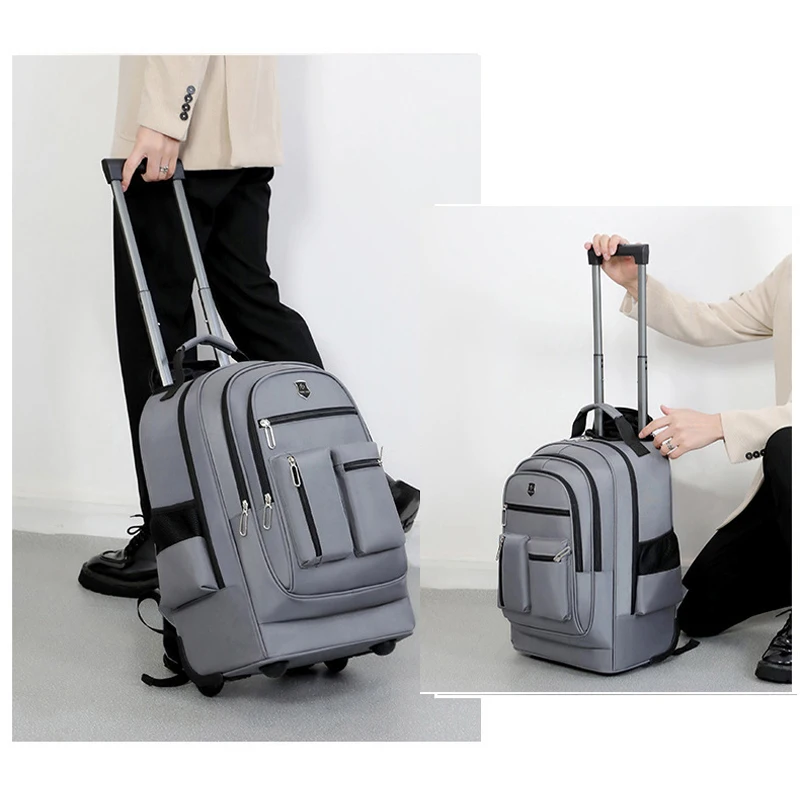 Rolling Travel Backpack – Laptop & Tablet Bag with Wheels