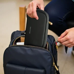 BANGE Waterproof Electronics Organizer Bag – USB Cable & Digital Accessories Case