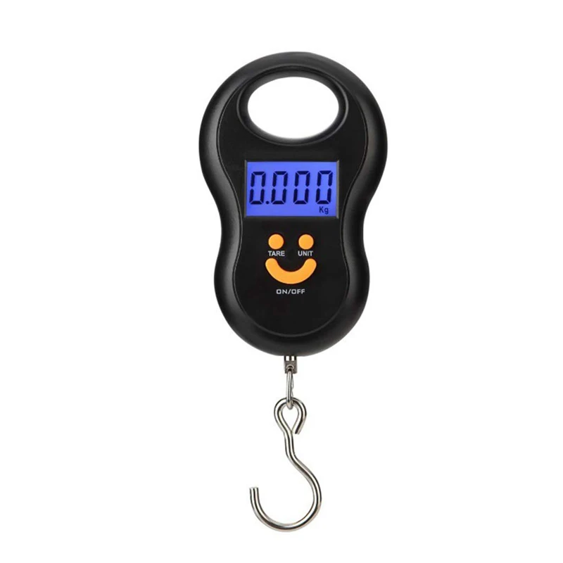 Sa160ef45ff14414db1a09c33740abe71T.webp 50kg Digital Hanging Luggage Scale – LCD Portable Travel Scale