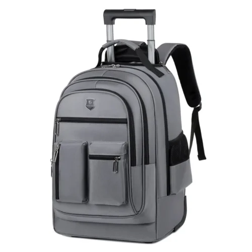 Sbbd4de8129f94784abda0d47dcabae23G.webp Rolling Travel Backpack – Laptop & Tablet Bag with Wheels