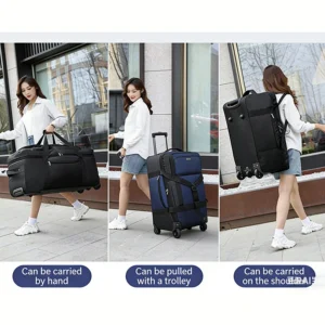 Scf3aaf5eb6744e3ab569148c35bac821Y.webp Large Capacity Wheeled Travel Backpack – Expandable Luggage Bag