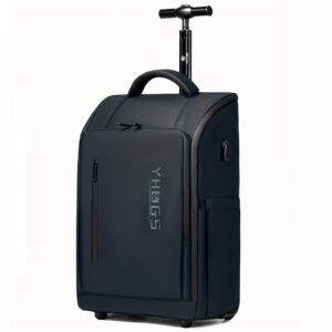 Rolling Backpack Trolley – Laptop Backpack & Carry-On Suitcase