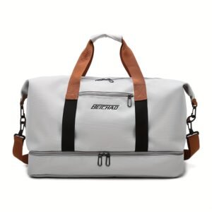 Oxford Fabric Fitness Travel Bag – Large Capacity with Shoe Compartment