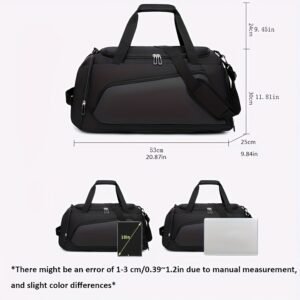 Casual Travel Sports Bag – Outdoor Handbag with Shoe Compartment