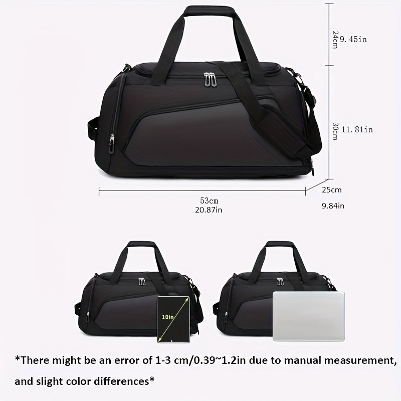Casual Travel Sports Bag – Outdoor Handbag with Shoe Compartment