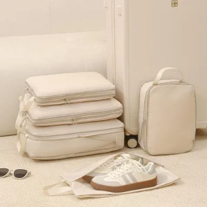Compression Packing Cubes Set – Space-Saving Luggage Organizer