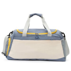 Color-Block Travel Tote Bag – Large Capacity Sports & Swimming Bag