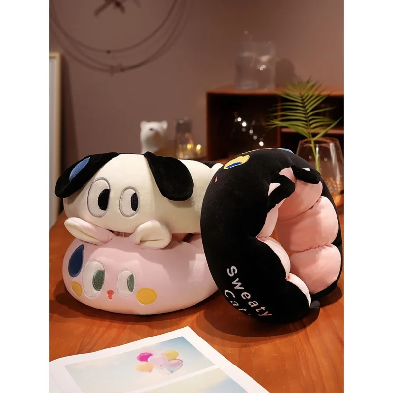 id-11134207-7r98o-lr6ss2x41pspbd.webp Soft Character Neck Pillow – Comfortable Travel & Car Pillow