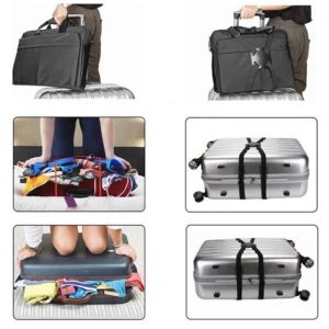 Adjustable Luggage Strap – Elastic Suitcase & Travel Bag Bungee